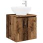 Preview: Badezimmerschrank-Set 3 stk. Altholz 49,5 x 44,5 x 65 cm