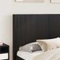 Preview: Bettgestell mit Stauraum und Kopfteil Schwarz 135 x 190 cm
