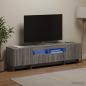 Preview: ARDEBO.de - 5-teiliges LED TV Schrank Sonoma-Grau Holzwerkstoff