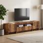 Preview: 5-teiliges LED TV Schrank Altholz Holzwerkstoff