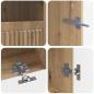 Preview: 5-teiliges LED TV Schrank Artisan-Eiche Holzwerkstoff