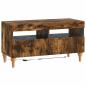 Preview: 3-teiliges LED TV Regal Raucheiche Holzwerkstoff
