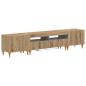 Preview: 3-teiliges LED TV Regal Artisan-Eiche Holzwerkstoff