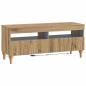 Preview: 3-teiliges LED TV Regal Artisan-Eiche Holzwerkstoff