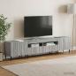 Preview: 5-teiliges LED TV Schrank Sonoma-Grau Holzwerkstoff