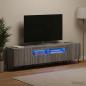 Preview: ARDEBO.de - 5-teiliges LED TV Schrank Sonoma-Grau Holzwerkstoff