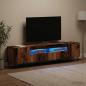Preview: 5-teiliges LED TV Schrank Altholz Holzwerkstoff