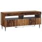 Preview: 5-teiliges LED TV Schrank Altholz Holzwerkstoff