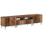 Preview: 3-teiliges LED TV Regal ZWOLLE Altholz Holzwerkstoff