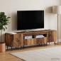 Preview: 3-teiliges LED TV Regal ZWOLLE Altholz Holzwerkstoff