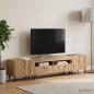 Preview: 5-teiliges LED TV Schrank Artisan-Eiche Holzwerkstoff