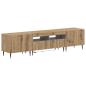 Preview: 5-teiliges LED TV Schrank Artisan-Eiche Holzwerkstoff