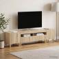 Preview: ARDEBO.de - 3-teiliges LED TV Regal ARNHEM 3 stk. Sonoma-Eiche