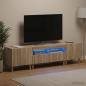 Preview: 3-teiliges LED TV Regal ARNHEM 3 stk. Sonoma-Eiche