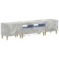 Preview: 3-teiliges LED TV Regal ARNHEM 3 stk. Betongrau Holzwerkstoff