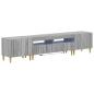 Preview: 3-teiliges LED TV Regal ARNHEM 3 stk. Sonoma-Grau Holzwerkstoff