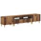 Preview: 3-teiliges LED TV Regal ARNHEM 3 stk. Altholz Holzwerkstoff