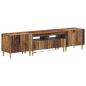 Preview: 3-teiliges LED TV Regal ARNHEM 3 stk. Altholz Holzwerkstoff