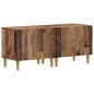 Preview: 3-teiliges LED TV Regal ARNHEM 3 stk. Altholz Holzwerkstoff