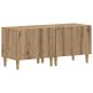 Preview: 3-teiliges LED TV Regal ARNHEM 3 stk. Artisan-Eiche