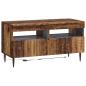 Preview: 3-teiliges LED TV Regal Altholz Holzwerkstoff