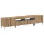 Preview: 3-teiliges LED TV Regal Artisan-Eiche Holzwerkstoff