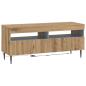 Preview: 3-teiliges LED TV Regal Artisan-Eiche Holzwerkstoff