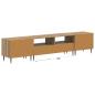 Preview: 3-teiliges LED TV Regal Artisan-Eiche Holzwerkstoff