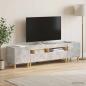 Preview: 3-teiliges LED TV Regal DELFT Betongrau Holzwerkstoff