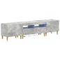 Preview: 3-teiliges LED TV Regal DELFT Betongrau Holzwerkstoff