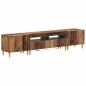 Preview: 3-teiliges LED TV Regal DELFT Altholz Holzwerkstoff