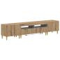 Preview: 3-teiliges LED TV Regal DELFT Artisan-Eiche Holzwerkstoff