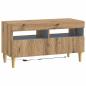 Preview: 5-teiliges LED TV Schrank Artisan-Eiche Holzwerkstoff