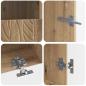Preview: 5-teiliges LED TV Schrank Artisan-Eiche Holzwerkstoff