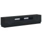 Preview: ARDEBO.de - 5-teiliges LED TV Schrank Schwarz Holzwerkstoff