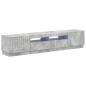 Preview: LED-TV-Schrank HOORN 3 stk. Betongrau Holzwerkstoff