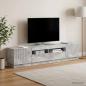 Preview: LED-TV-Schrank HOORN 3 stk. Betongrau Holzwerkstoff