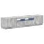 Preview: LED-TV-Schrank HOORN 3 stk. Betongrau Holzwerkstoff