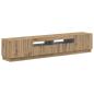 Preview: LED-TV-Schrank HOORN 3 stk. Artisan-Eiche Holzwerkstoff