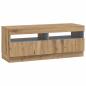 Preview: LED-TV-Schrank HOORN 3 stk. Artisan-Eiche Holzwerkstoff