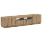 Preview: LED-TV-Schrank HOORN 3 stk. Artisan-Eiche Holzwerkstoff