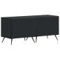 Preview: LED-TV-Schrank BREDA 3 stk. Schwarz Holzwerkstoff