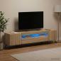Preview: LED-TV-Schrank BREDA 3 stk. Sonoma-Eiche Holzwerkstoff
