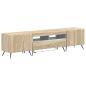 Preview: ARDEBO.de - 5-teiliges LED TV Schrank Sonoma-Eiche Holzwerkstoff