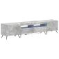 Preview: LED-TV-Schrank BREDA 3 stk. Betongrau Holzwerkstoff
