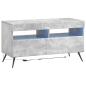 Preview: LED-TV-Schrank BREDA 3 stk. Betongrau Holzwerkstoff