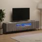 Preview: LED-TV-Schrank BREDA 3 stk. Sonoma-Grau Holzwerkstoff