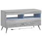 Preview: LED-TV-Schrank BREDA 3 stk. Sonoma-Grau Holzwerkstoff