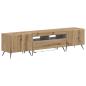 Preview: LED-TV-Schrank BREDA 3 stk. Artisan-Eiche Holzwerkstoff