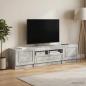 Preview: LED-TV-Schrank UTRECHT 3 stk. Betongrau Holzwerkstoff